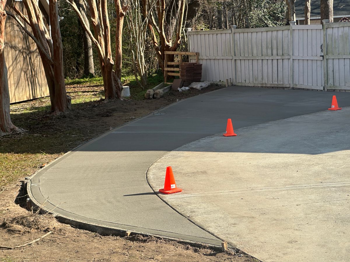 Concrete for Nature Tones Landscaping & Hardscaping in Hampstead, NC