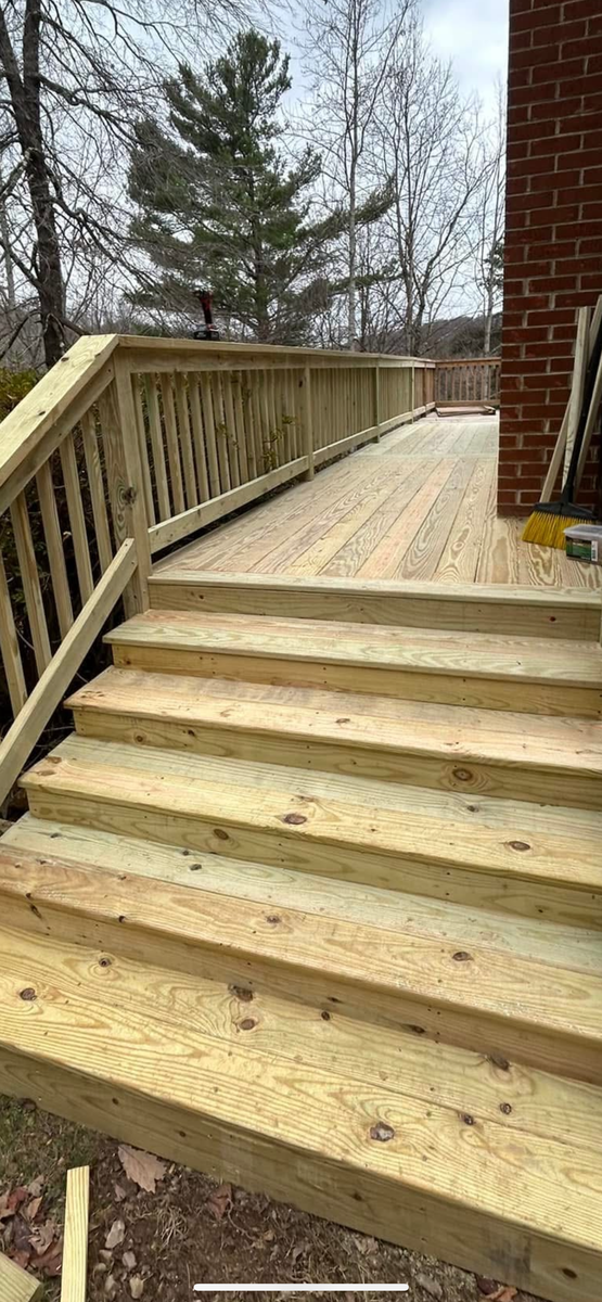 Deck & Patio Installation for E&H Contracting in Staunton, VA