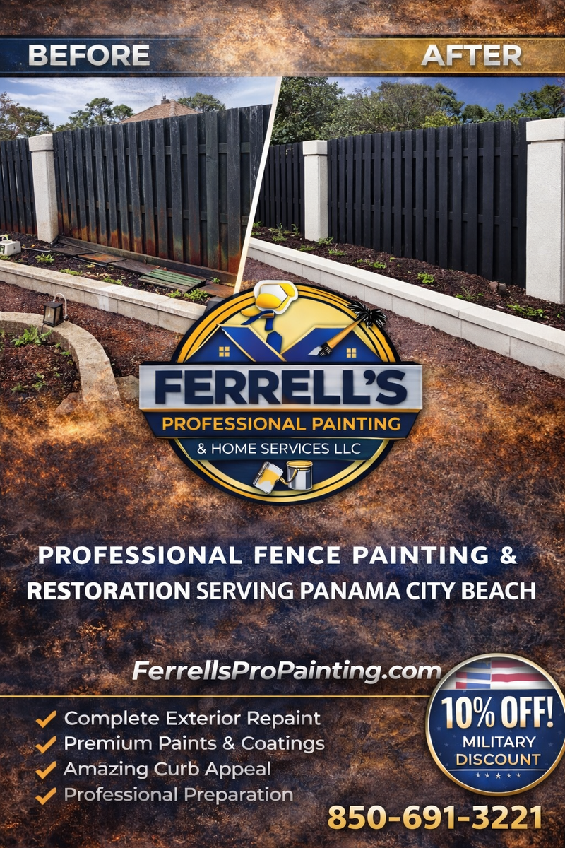 Exterior Painting for Ferrell’s Professional Painting & Home Services LLC in Panama City Beach, FL