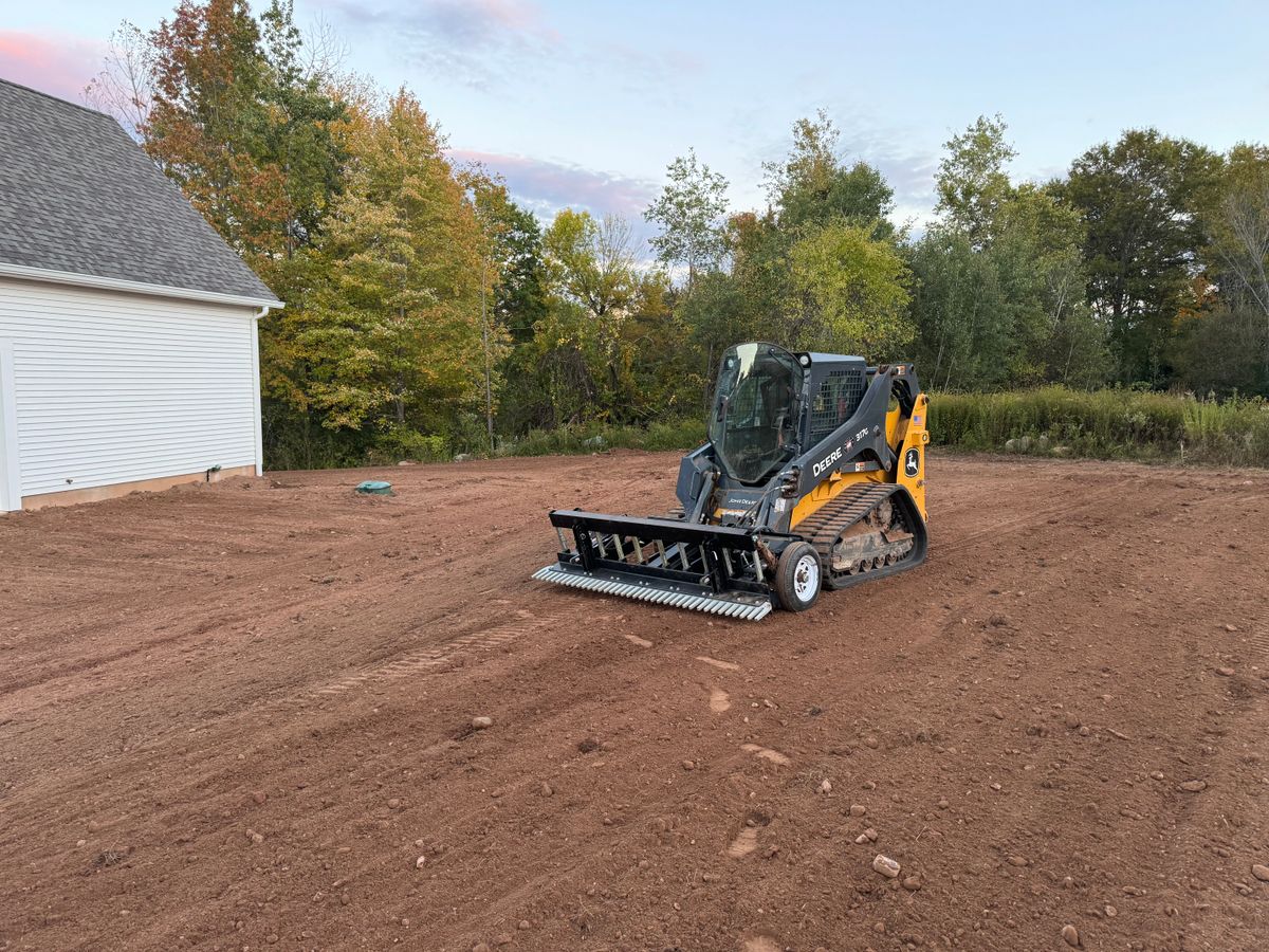 Excavation & Grading for Lennon Land Management in Suffield, CT