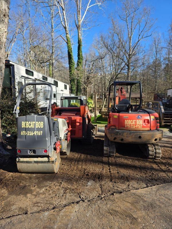 Foundation Digging for Bobcat Bob in Clermont, GA