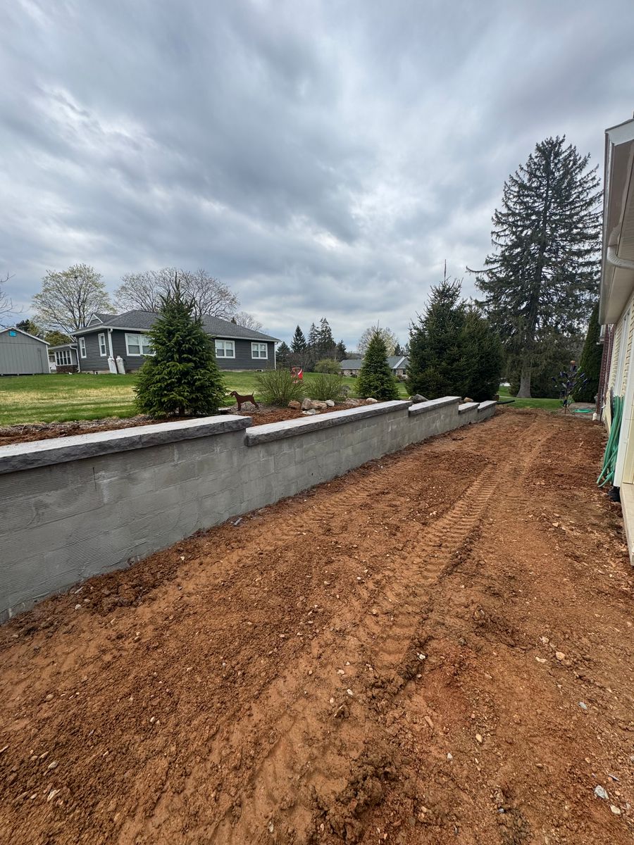 Concrete Slab Construction for Tri County Enterprises in Benton, PA