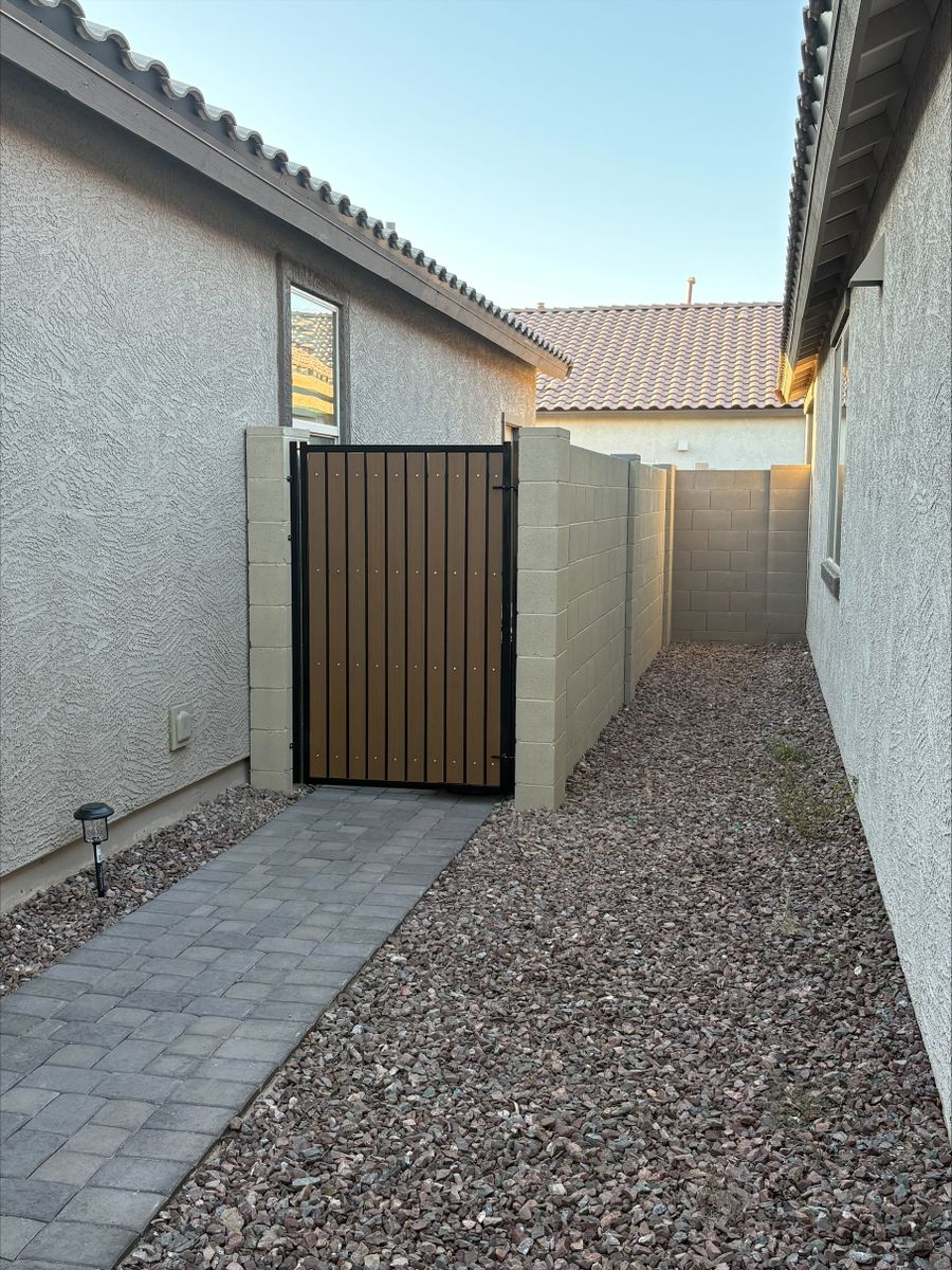 Rock Spreading for Ramirez Landscaping in El Mirage, AZ