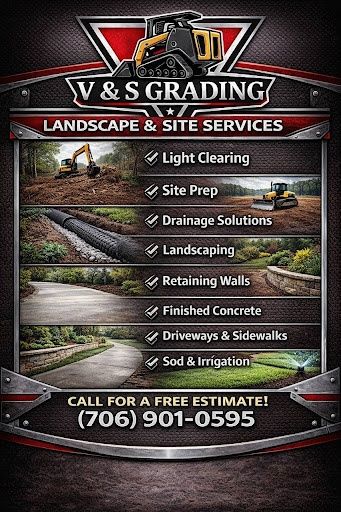 Concrete for V&S Grading in Harlem, GA