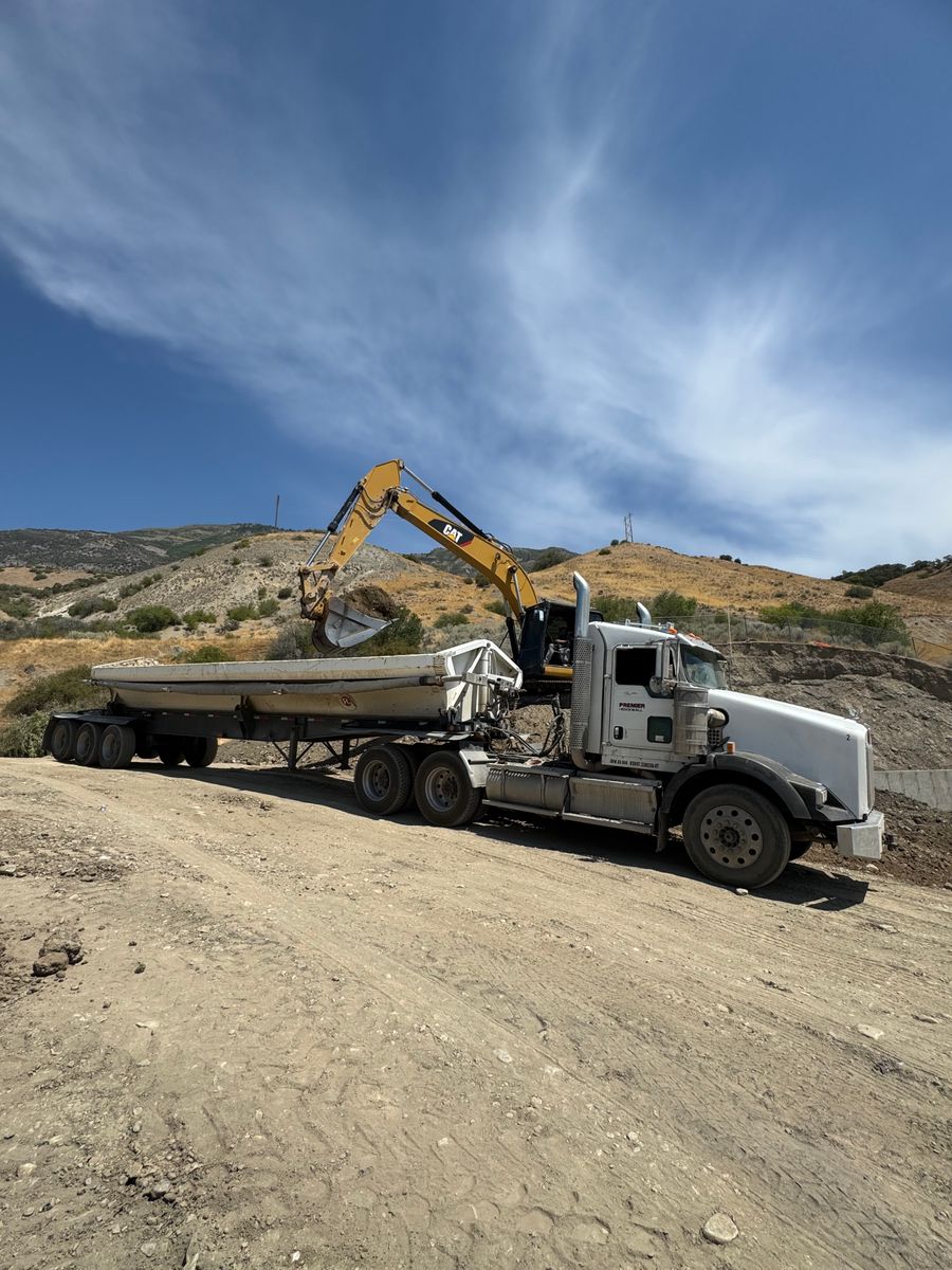 Site Preparation for Premier Rockwall & Excavating in Utah County, UT