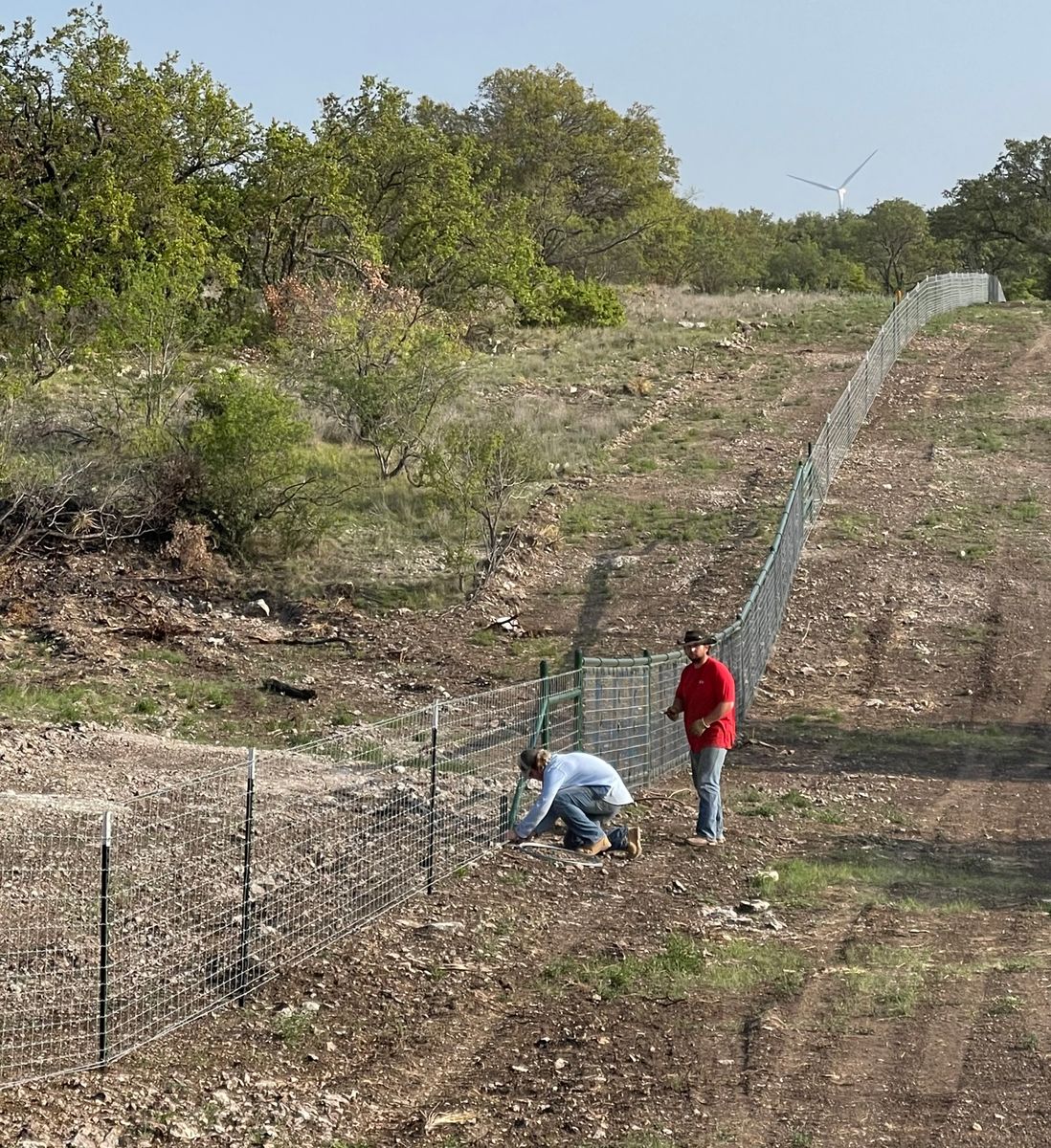 Net-Wire Fencing for 5-7 Fencing & Construction in Madisonville, TX