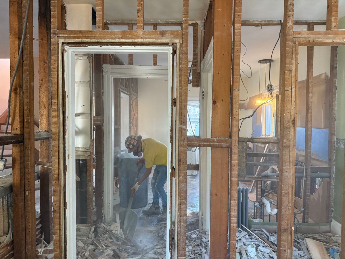 House demolition for Quality Demo Services in Lawrence, MA