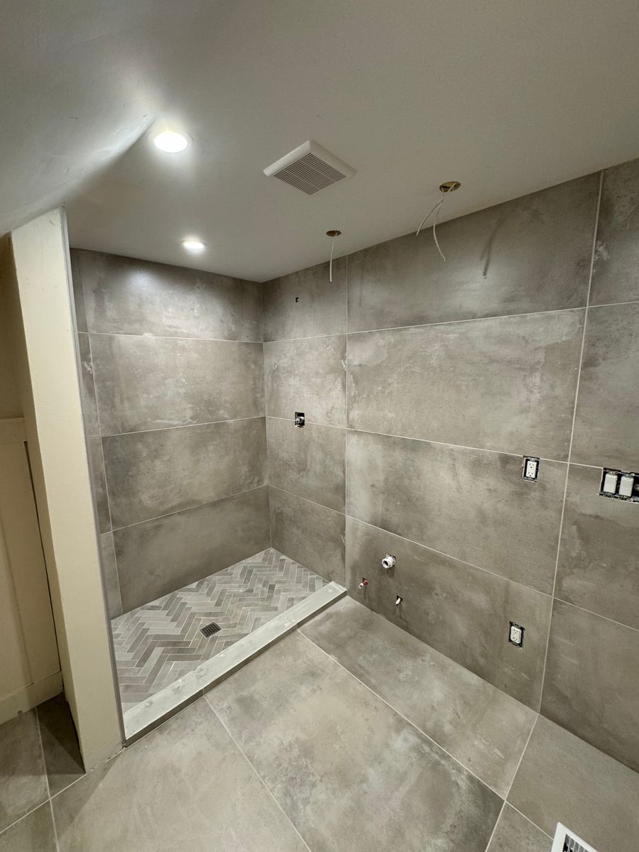 Custom Tile Installation for Northern Tile in Richmond, MI