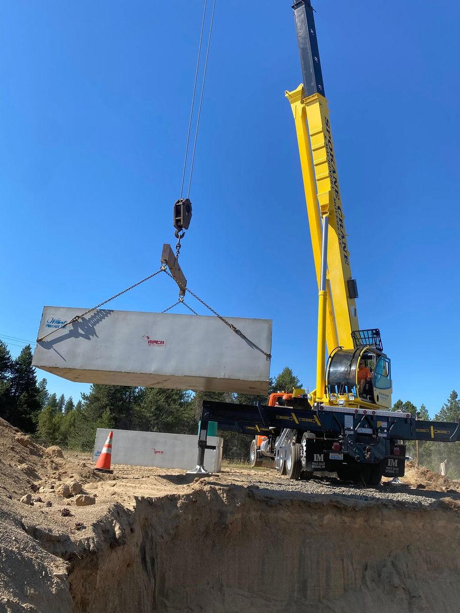 Foundation Digging for Arthur Construction in Deer Park, WA
