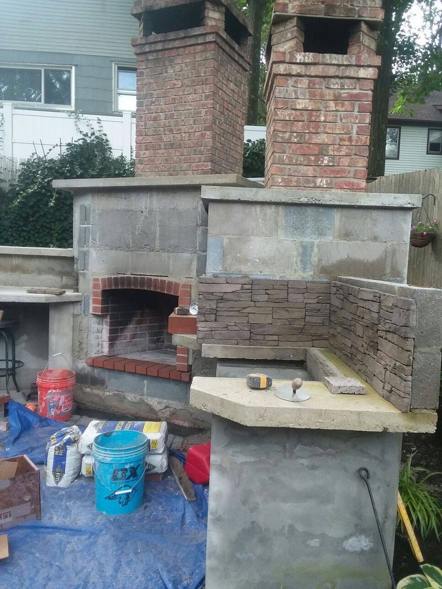 Fireplace Installation for Fajardo construction&masory LLC in Morristown, NJ