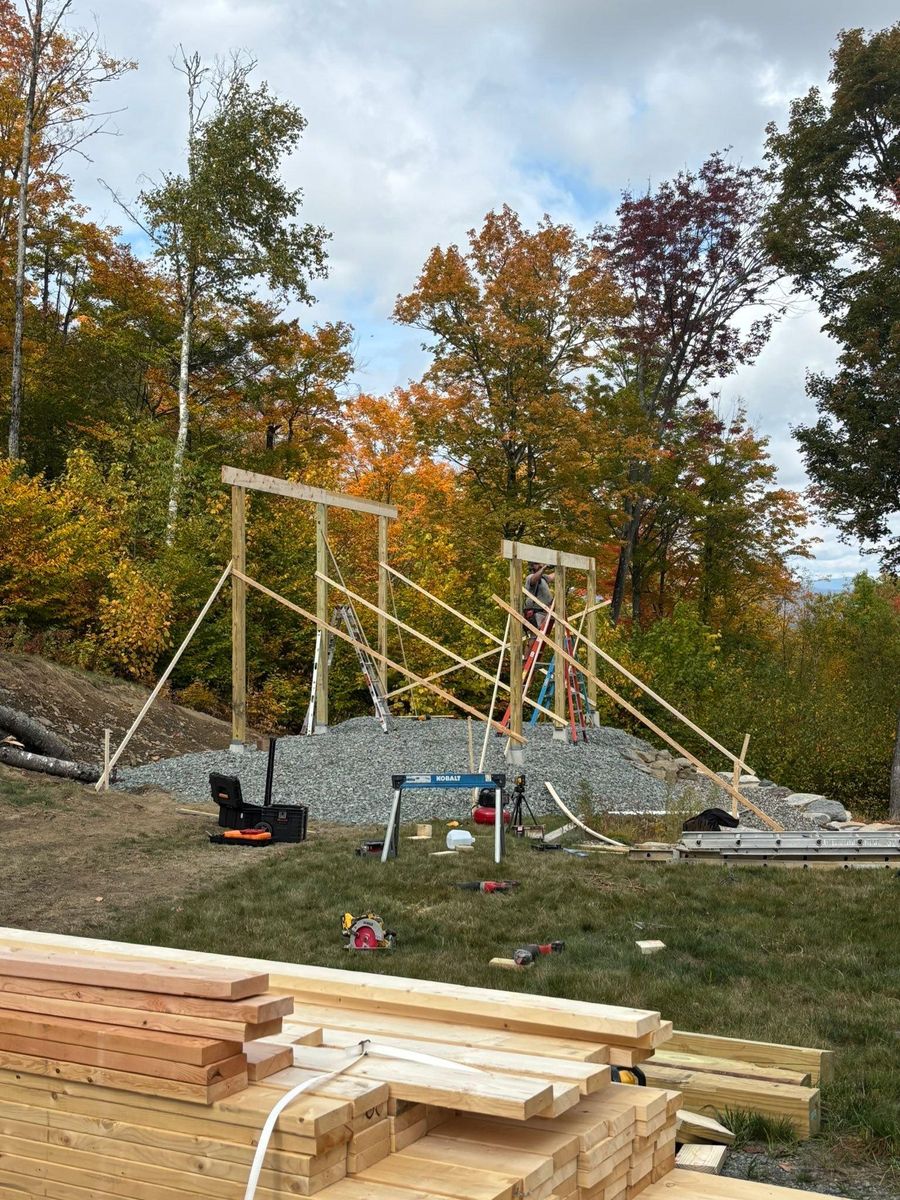 Custom Home Construction for Cushman Brook Construction in Dalton, NH