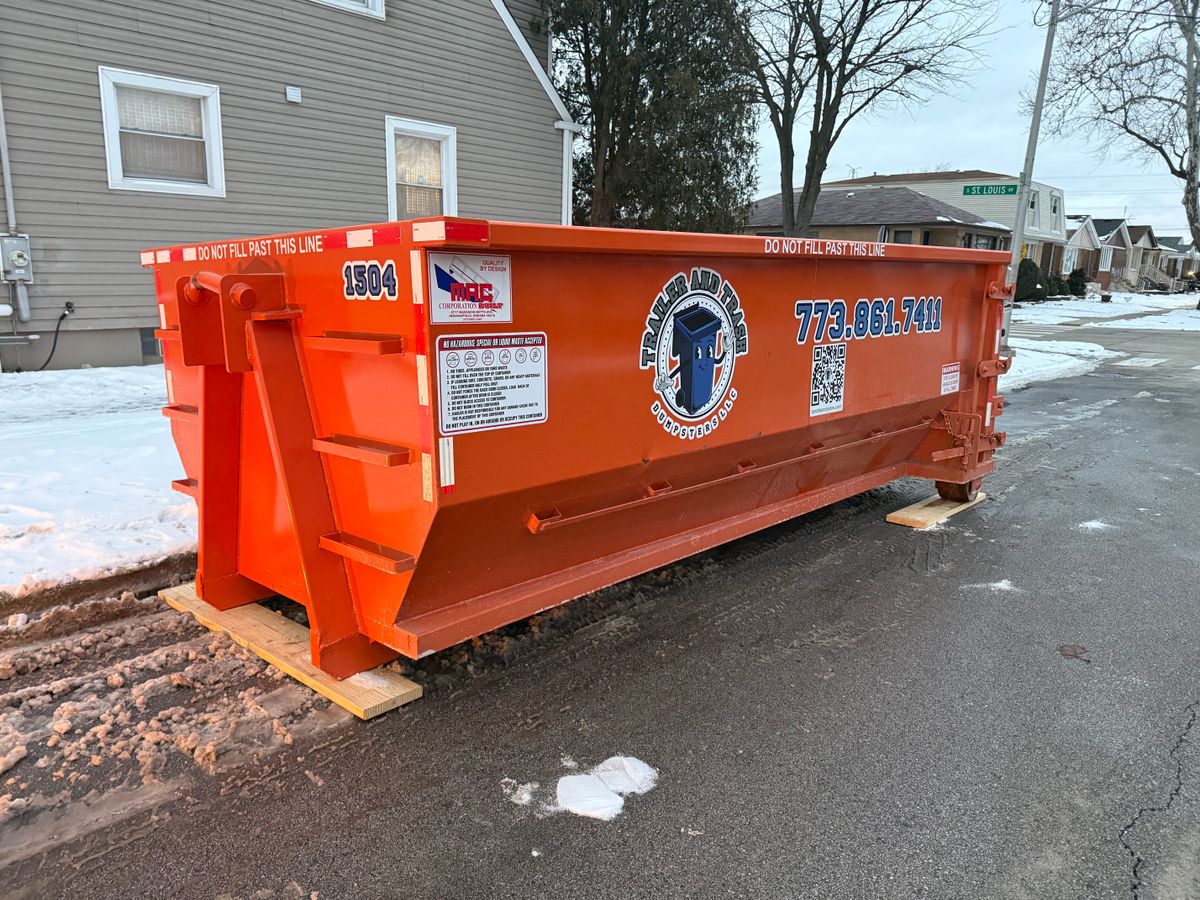 Dumpster Rentals for Trailer and Trash Dumpsters LLC in Arlington Heights, IL