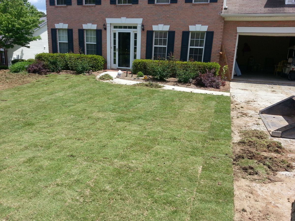 Sod Installation for Terra Bites Lawn Service in Jefferson, GA