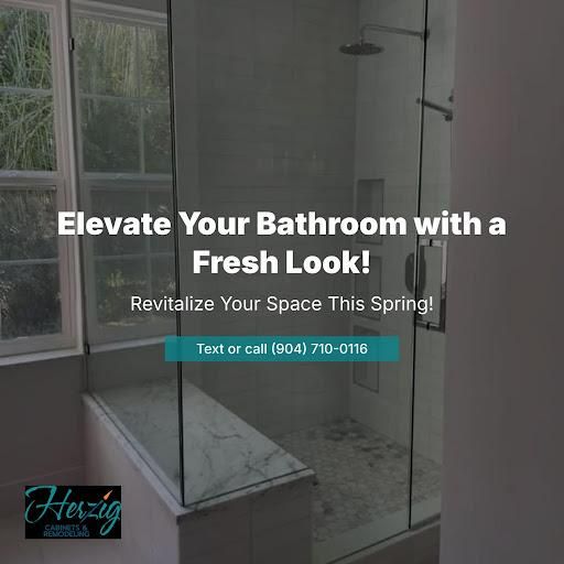 Bathroom Remodels for Herzig Cabinets and Remodeling in Jacksonville, FL