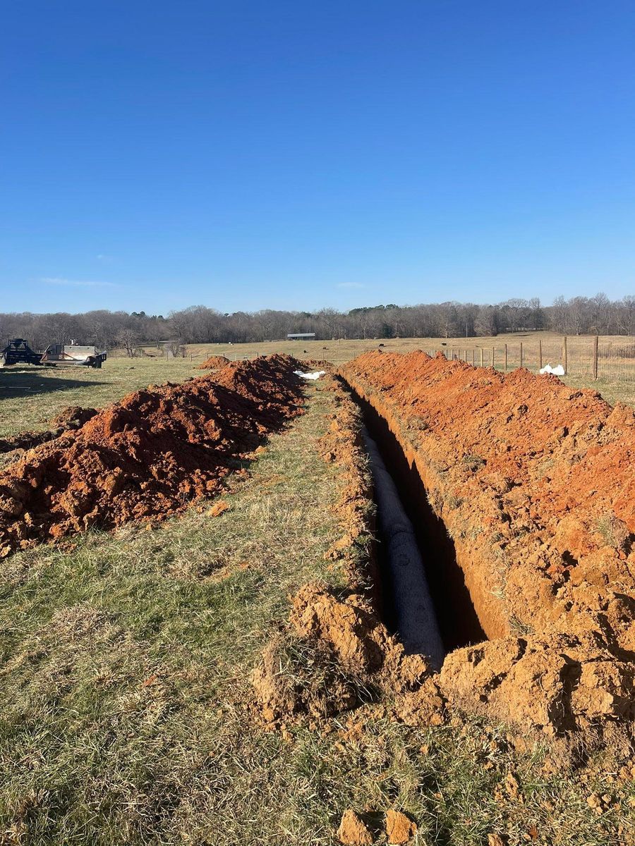 Site Preparation for Maness Trucking & Excavation in Lexington, TN