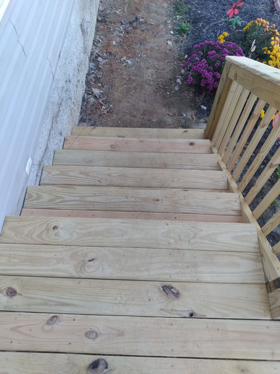 Deck Installation for The Handyman Viking in Dandridge, TN