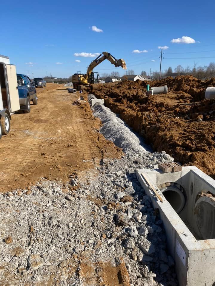 Trenching for Ledbetter Excavation in Shelbyville, TN