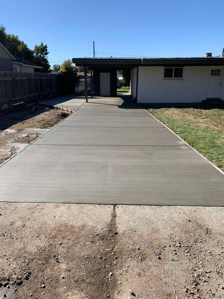 Sidewalk Installation for Diamond Peak Concrete in Garland, UT