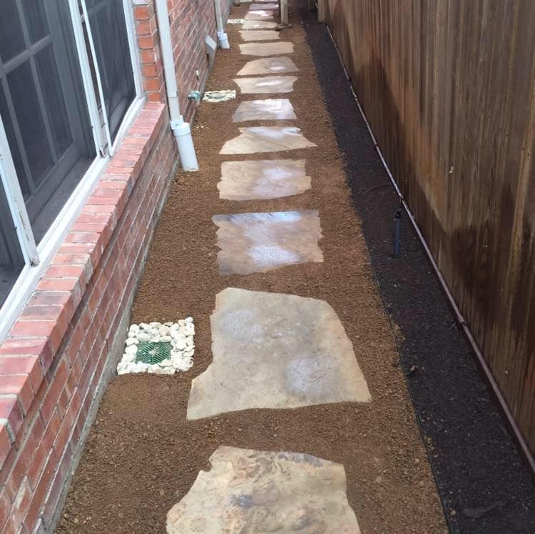 Concrete Sidewalks for Danny's Custom Landscaping & Woodchuck Firewood in Garland, TX