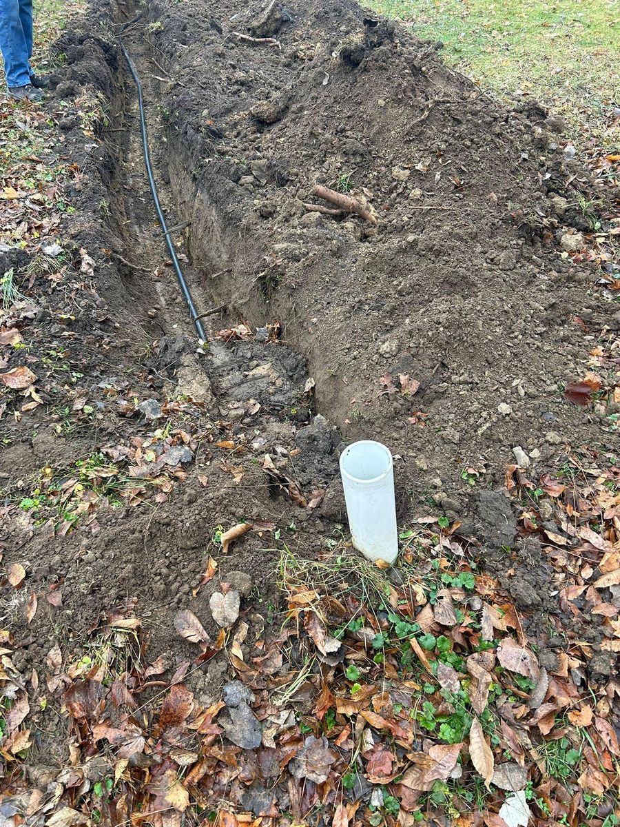 Site Preparation for Mike Wilcoxson Excavating & Well Drilling in Pierceton,  IN