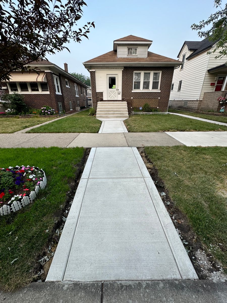 Concrete Slab Construction for Fuentes Concrete Construction in Hammond, IN