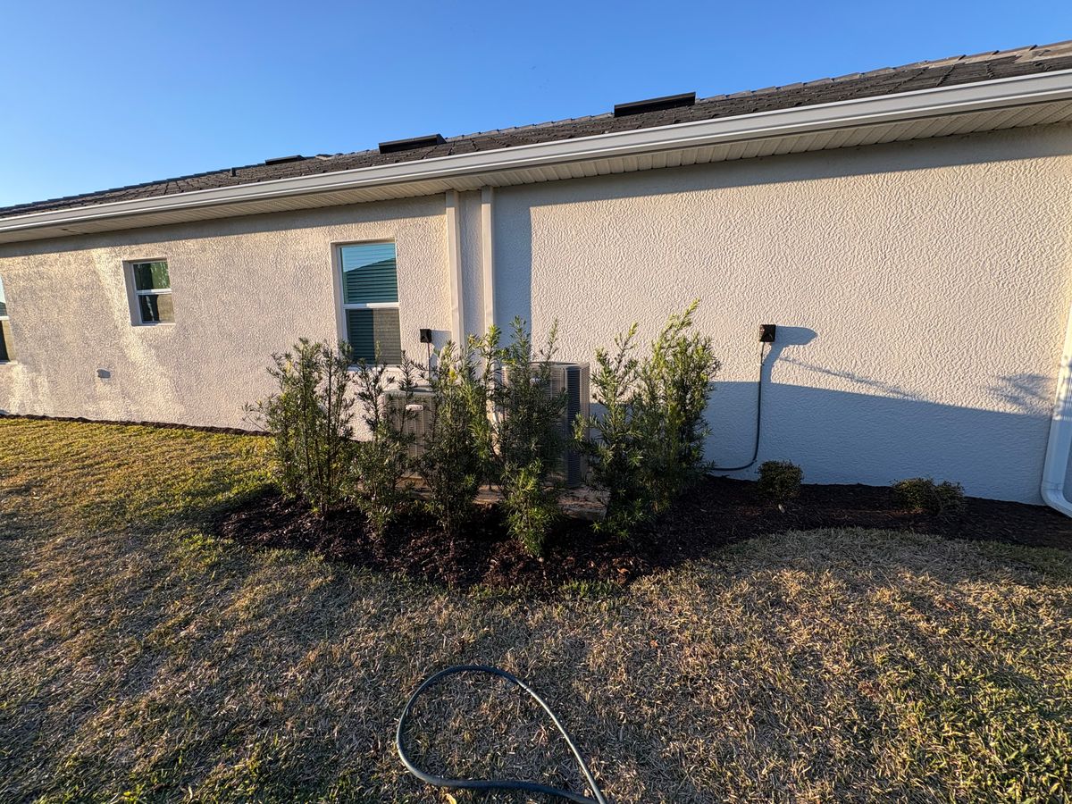 Mulch Installation for R&R GreenWorks in North Port, FL
