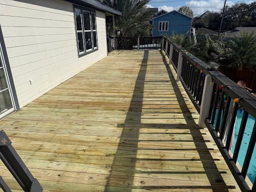Deck Installation for Houston Fence and Patio in Santa Fe, TX