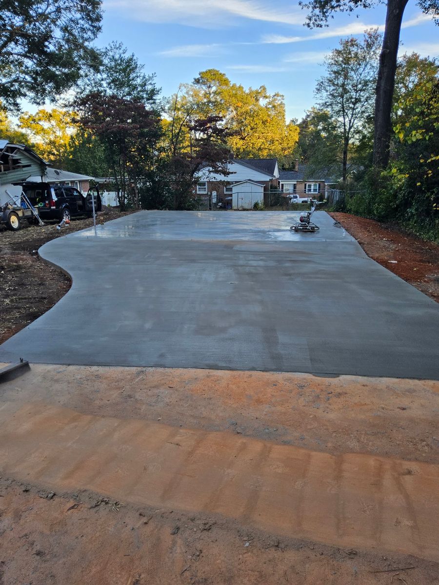 Concrete for T&J Concrete in Anderson, SC