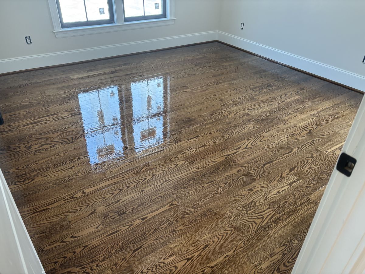 Refinishing hardwood flooring for Jason Tench Flooring LLC in Richmond, VA