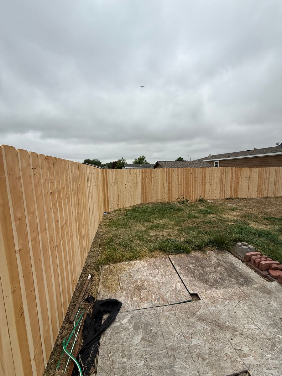 Fence Installation for DS Industries in Gillette, WY