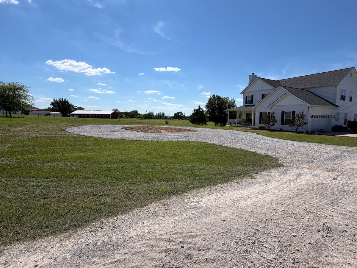 Gravel Driveway Construction for Ground Worx in Lebanon, TN