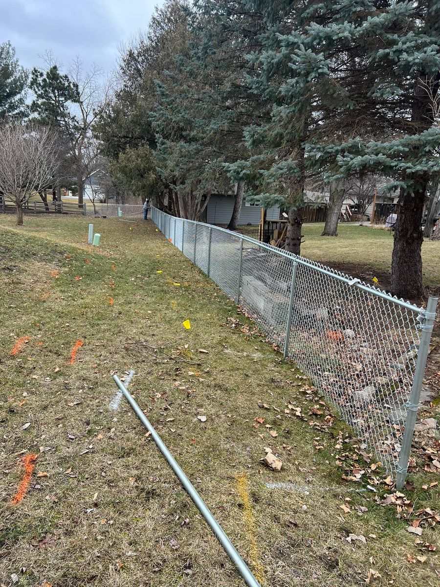 Chainlink Fence Installation for 321 Fence Inc. in Faribault, MN