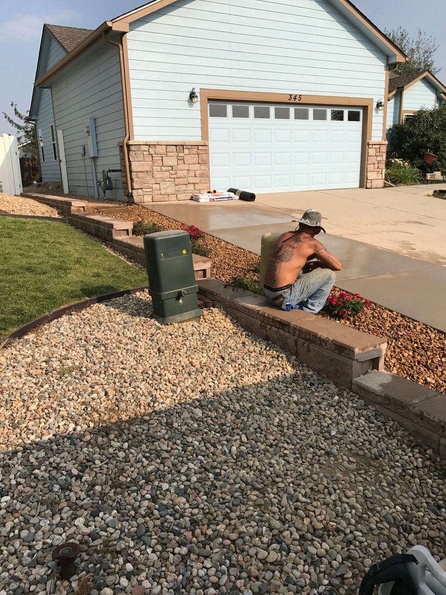 Edging for Rock Masters Inc. in Evans, CO
