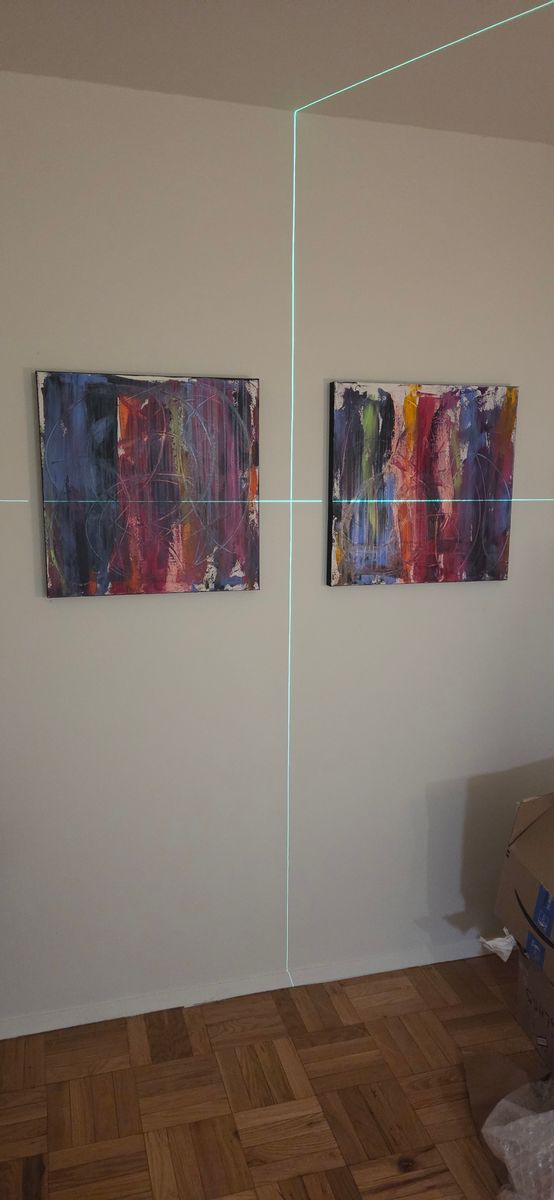 Picture hanging and Art installation for Damon Handyman in Manhattan, NY