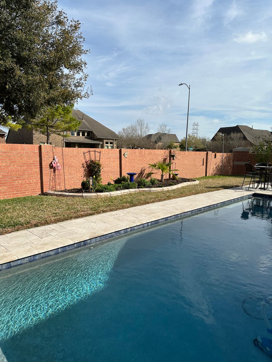 Pool Remodels for Texas Curb N Borders in Houston, TX