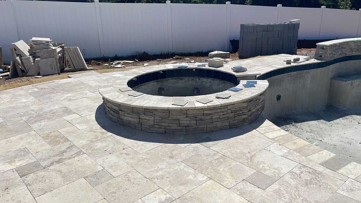 Pool Coping for Matteo Hardscapes in Towson,  MD