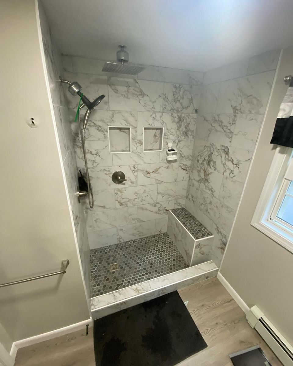 Bathroom Renovation for Clark co. Construction in Attleboro, MA