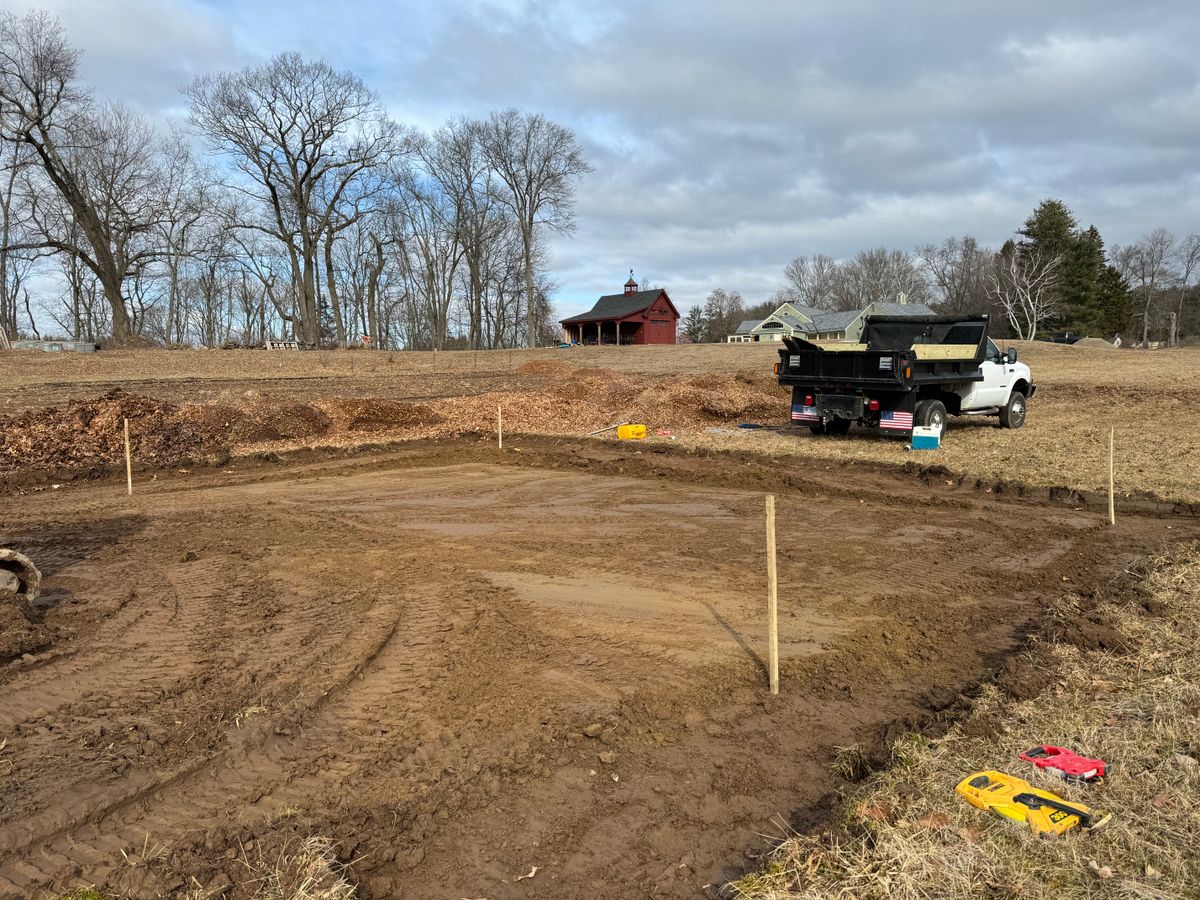 Site Work for Lennon Land Management in Suffield, CT