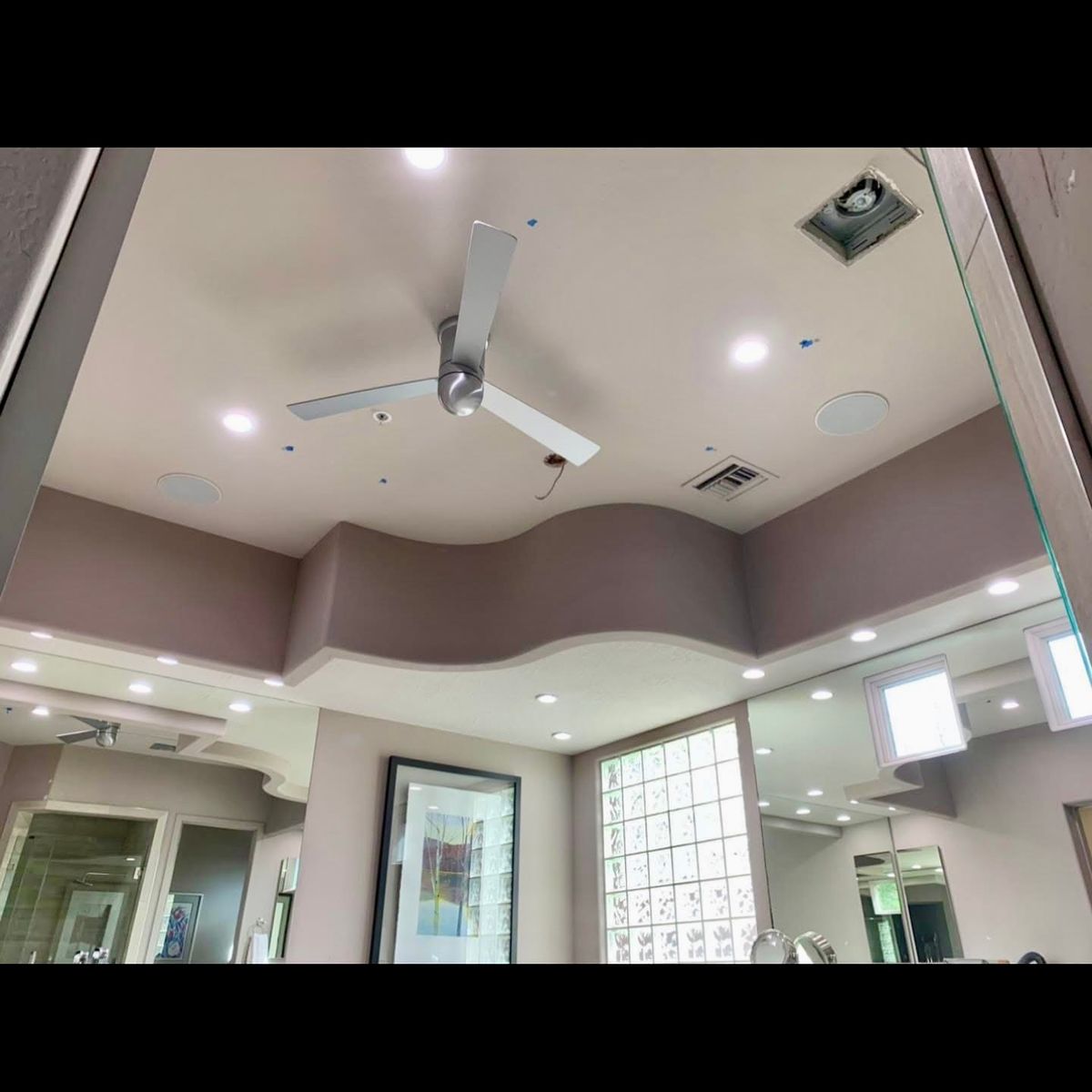 Recessed lighting installation for ORCO Electrical Contractors LLC in Mesa, AZ
