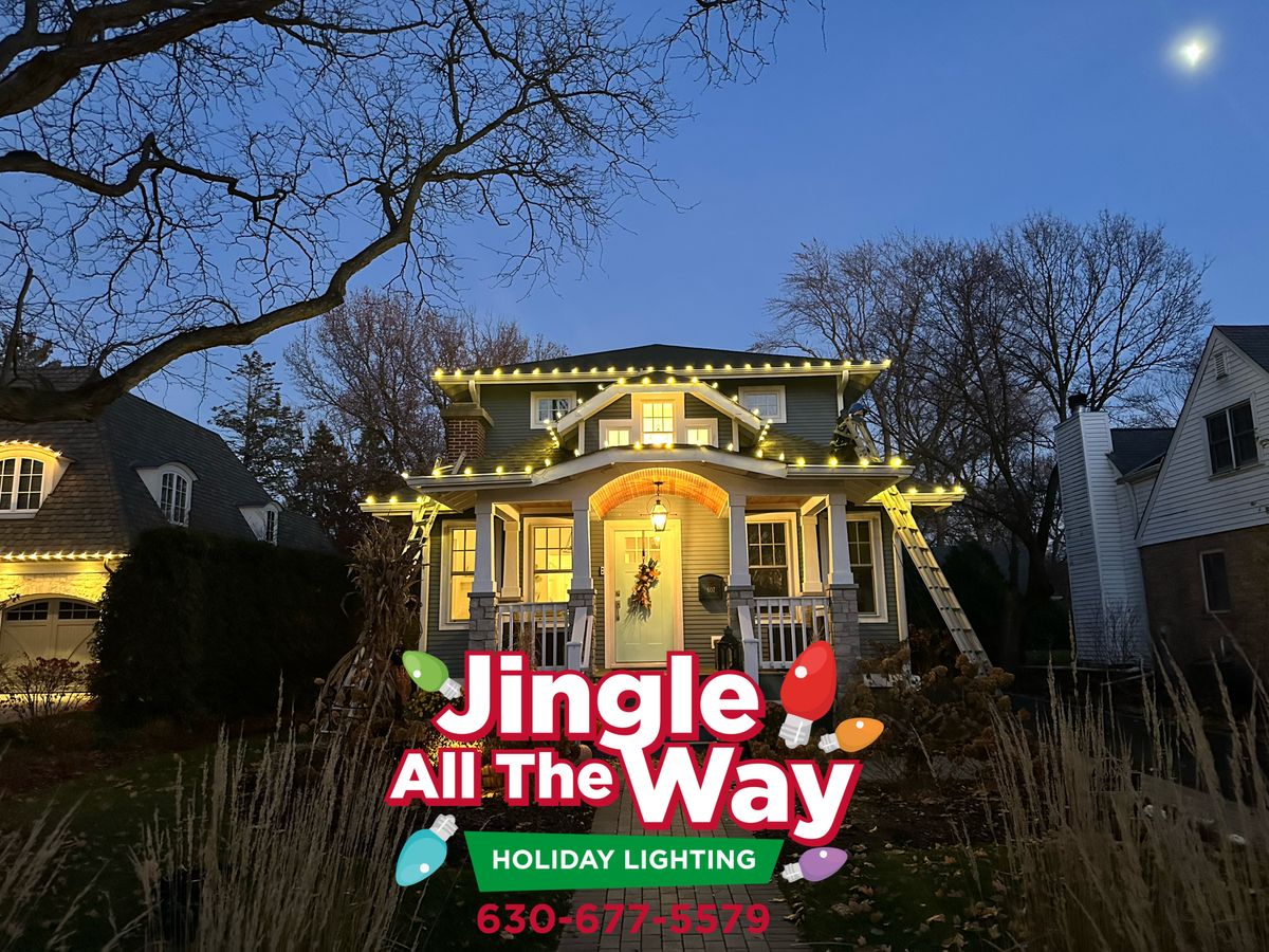 Jingle All the Way - Holiday Lighting for Soapy Suds Services in St. Charles, IL