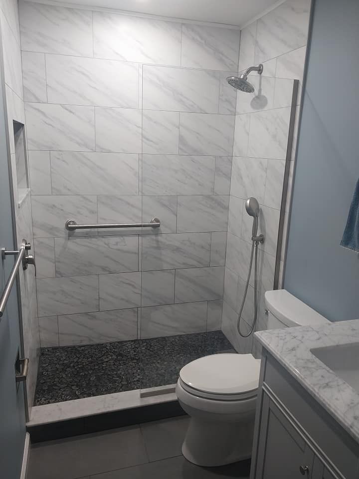 Bathroom Renovation for New Vision Contracting in Suffolk County, NY