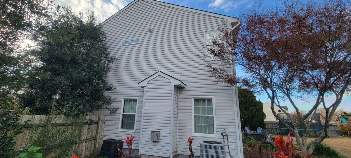 Routine House Wash Maintenance for Prime Time Pressure Washing & Roof Cleaning in Moyock, NC