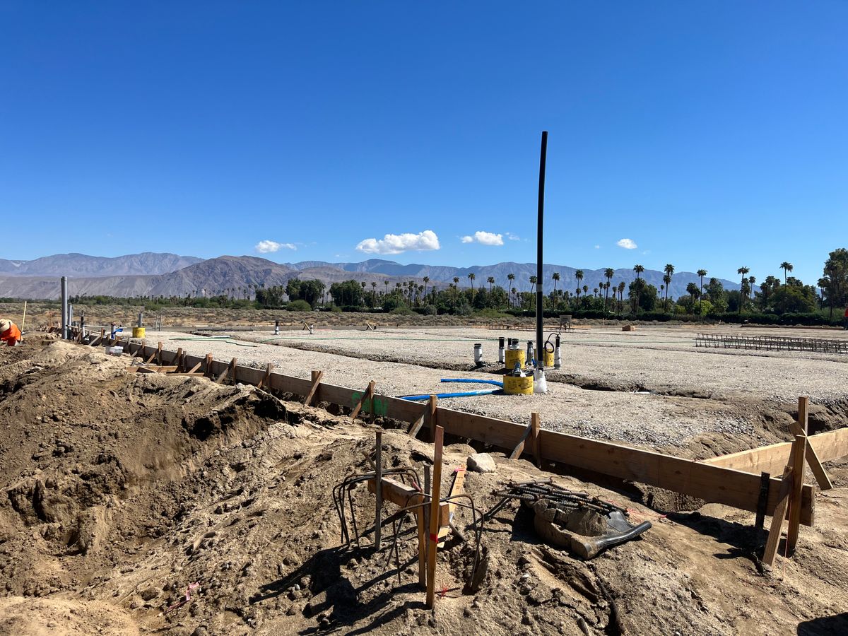 Foundation for The Concrete Guys in Hemet,  CA