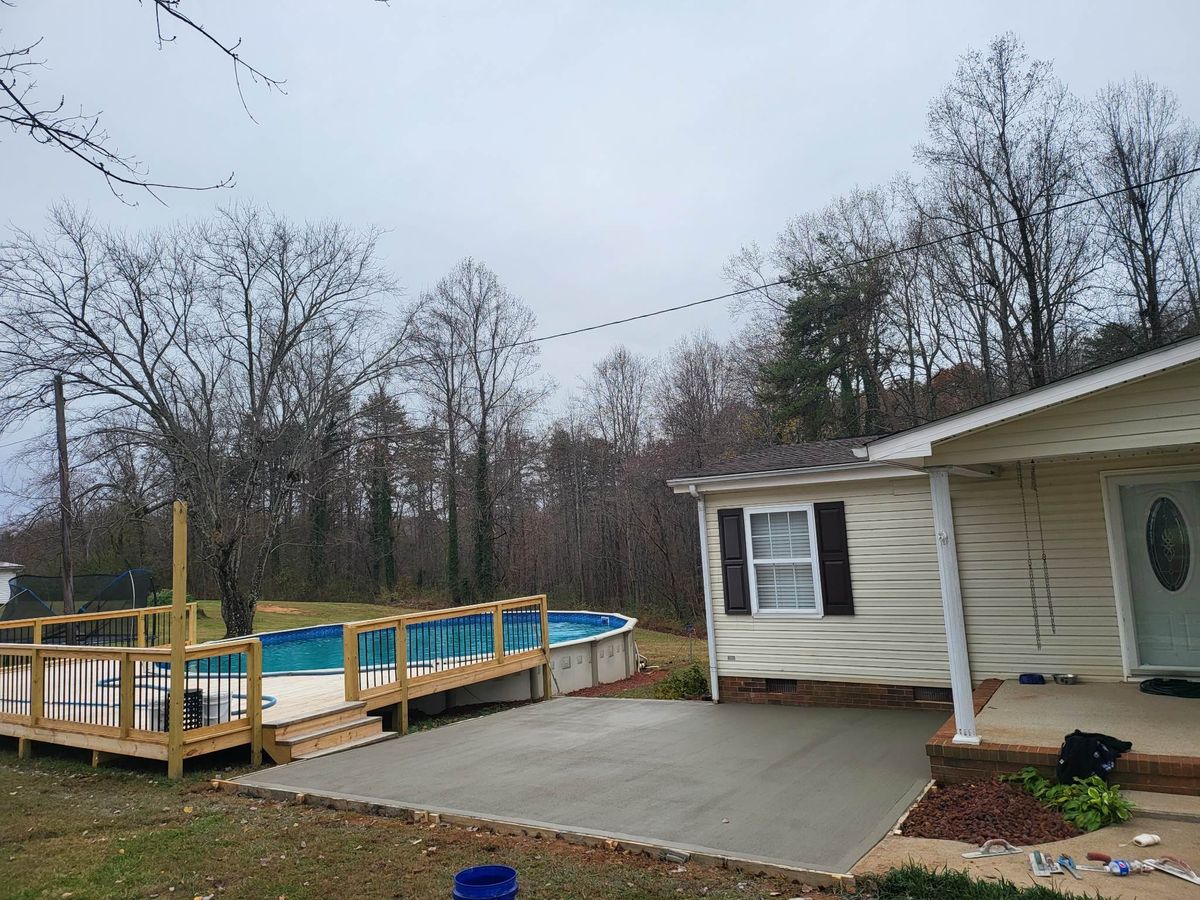 Patio Design & Construction for Miilan Construction in Boonville, NC