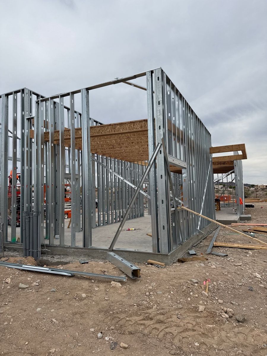 Framing for Ant Farm Construction in Kingman, AZ