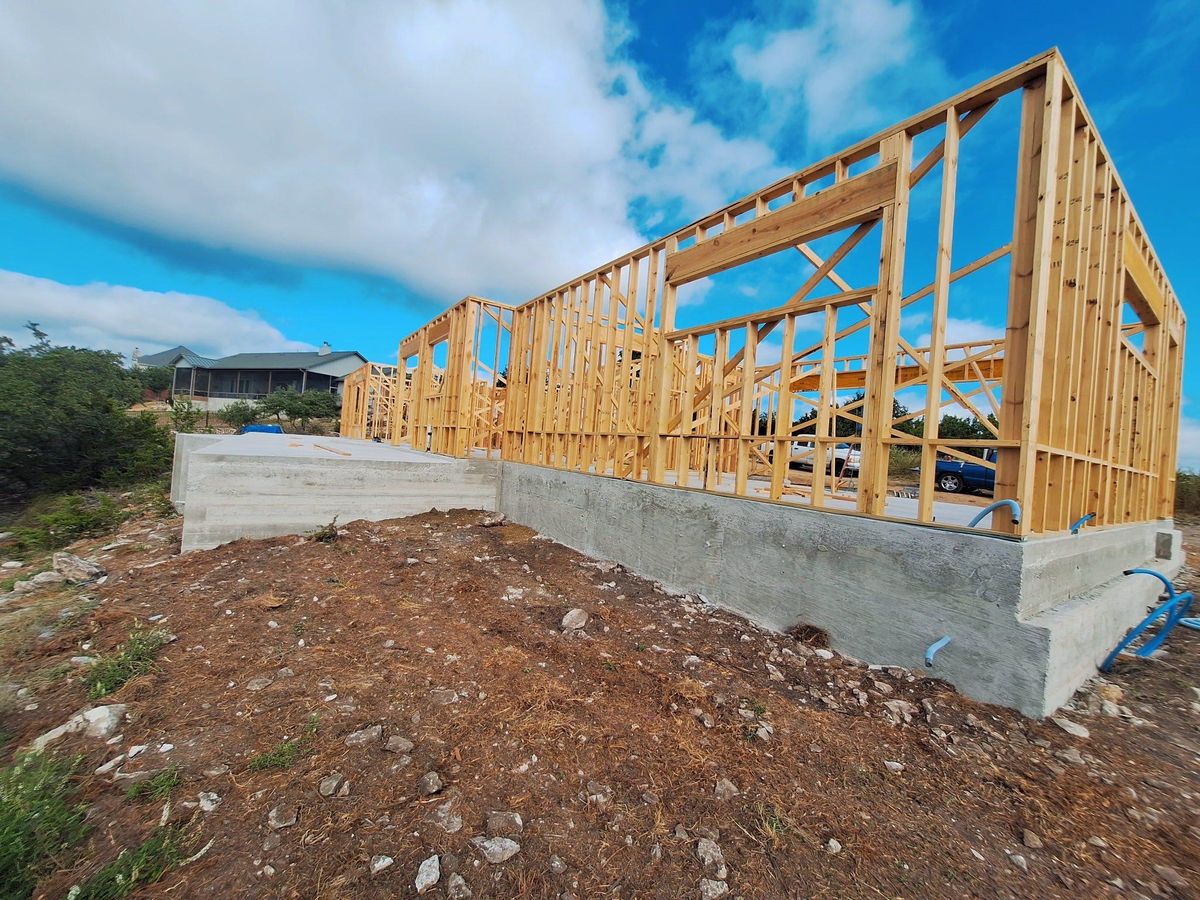 Custom Home Design for JDJ Contractors in Marble Falls, TX