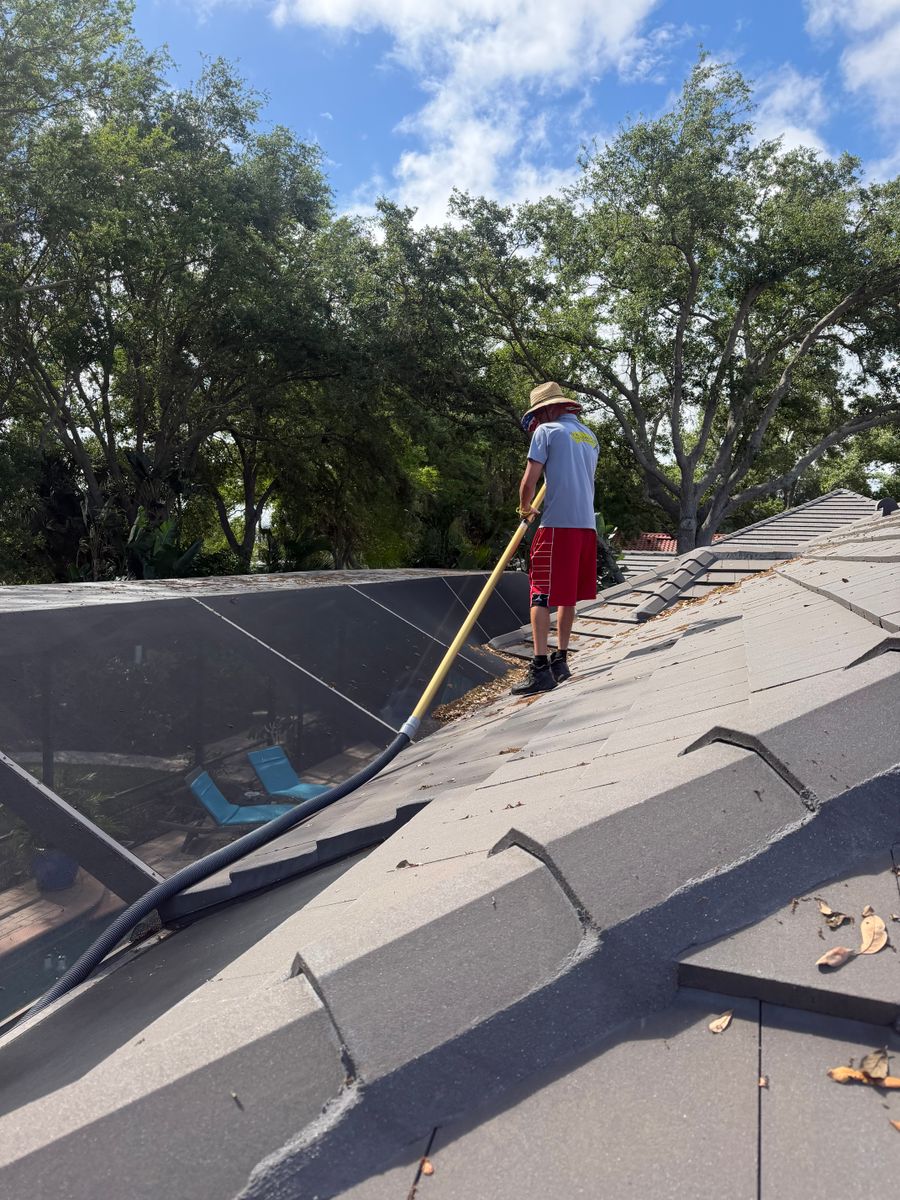 Roof Cleaning and power wash for My Soft Wash Guys in Venice, FL
