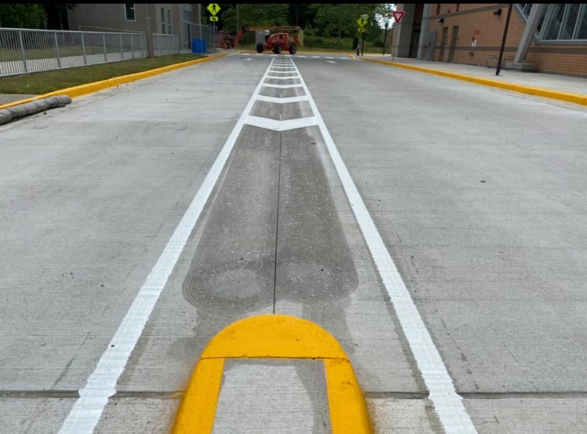 Concrete Markings for Payne's Pavement Marking in Warrenton, VA