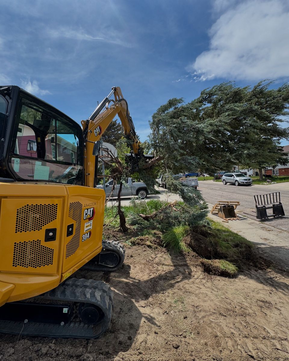 Excavation for Precision Landscape in Casper, WY
