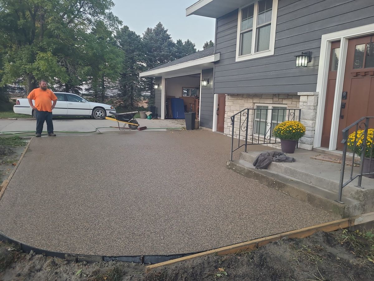 Concrete Slab Construction for Cousins Construction in Murdock, MN